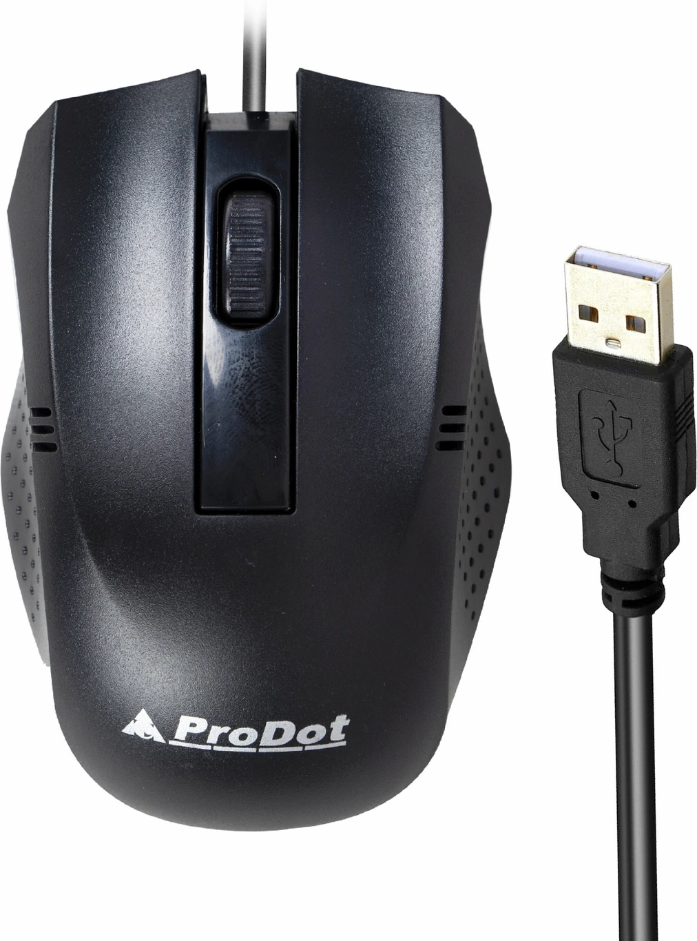 PRODOT DIC-MU-253s-MAP-02 Wired Ambidextrous Optical Mouse (USB 2.0, Black)